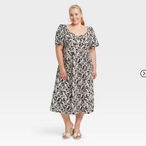 Target Women's Short Sleeve Midi Dress - A New Day™